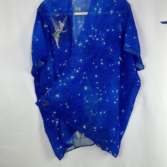Disney Magical Dreams Cardigan All Over Print Sheer HOTDAME Tinkerbell - Picture 3 of 9